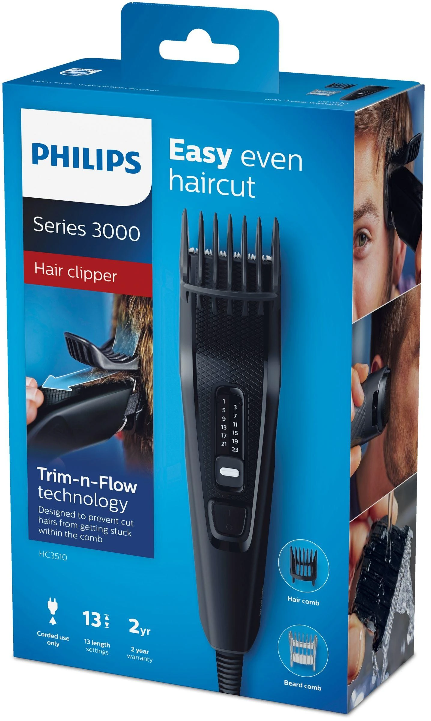 Plaukų kirpimo mašinėlė Philips HC3510/15