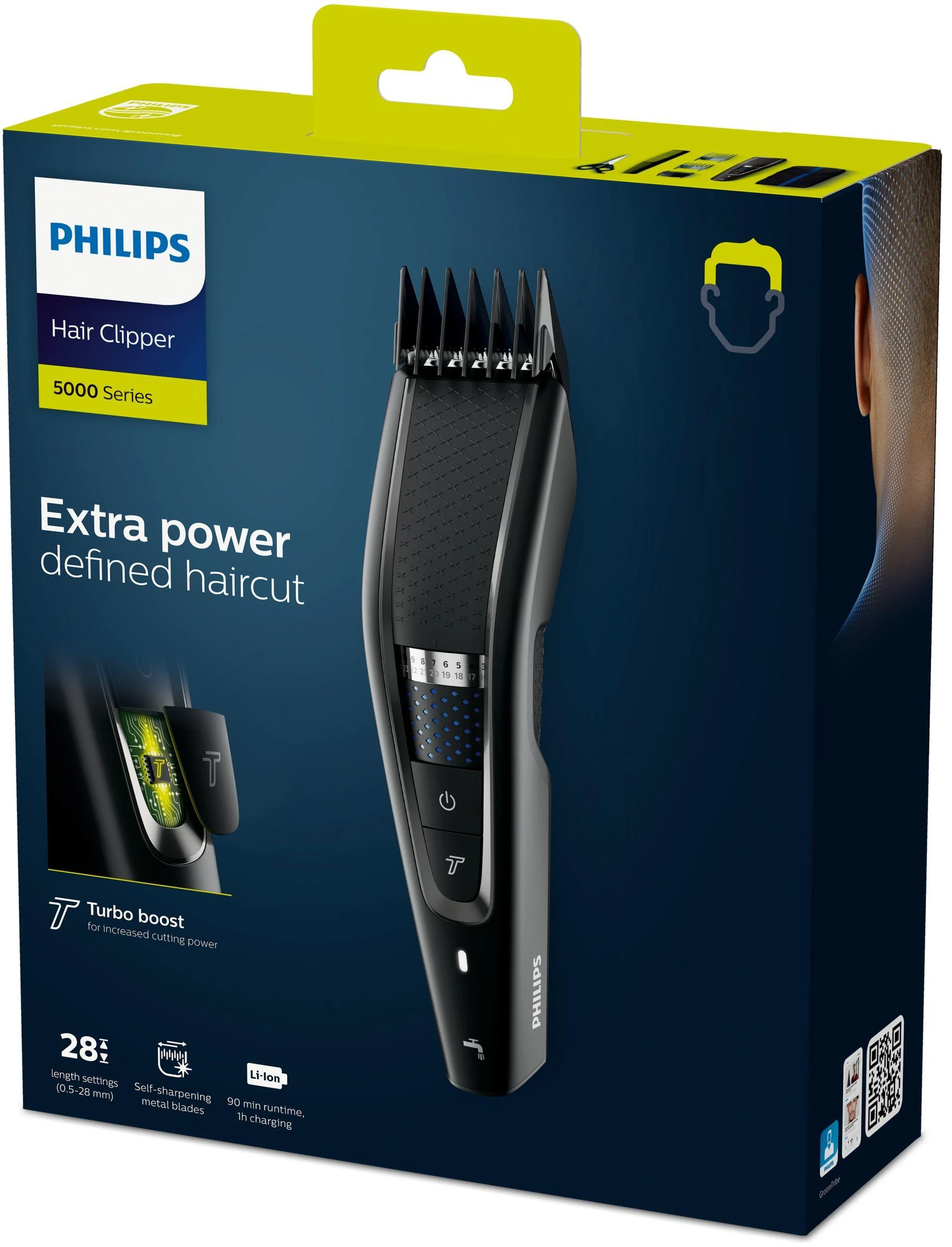 Plaunama plaukų kirpimo mašinėlė Philips Hairclipper series 5000 HC5632/15