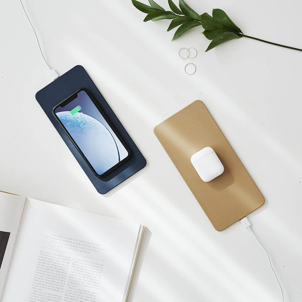 POUT HANDS3 SPLIT - Splitted Pelės kilimėlis with high-speed charging, dark mėlynas