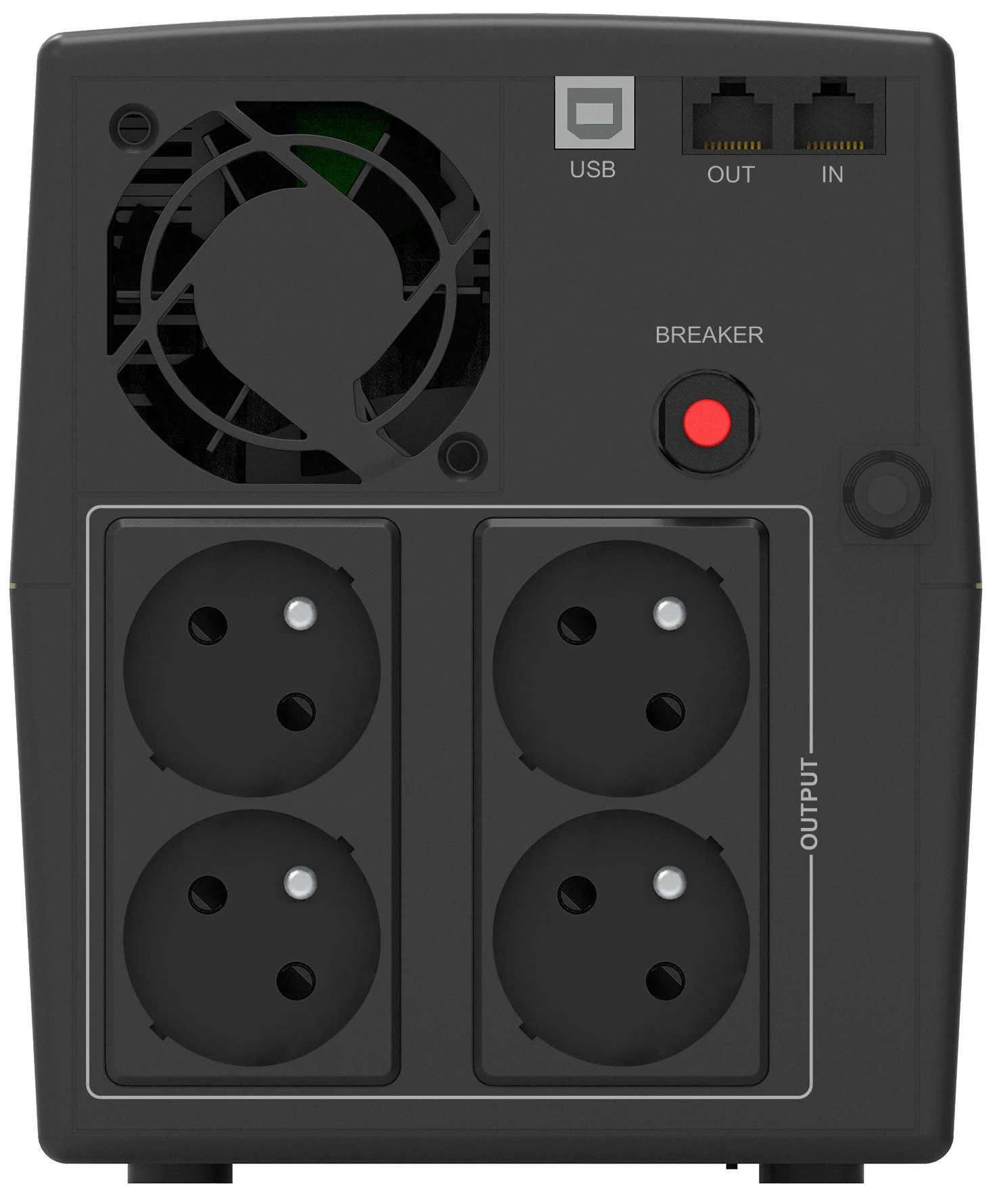 PowerWalker Basic VI 2200 STL FR UPS LINE-INTERACTIVE 2200VA STL FR 4X PL 230V, RJ11/45 IN/OUT, USB