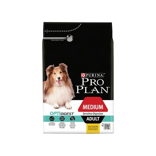 Purina Pro Plan OPTIDIGEST Sensitive Digestion Medium Adult Dog ėriena 14 kg, suaugusių vidutinių veislių, jautrią virškinimo sistemą turinčių šunų sausas pašaras su ėriena 12366972