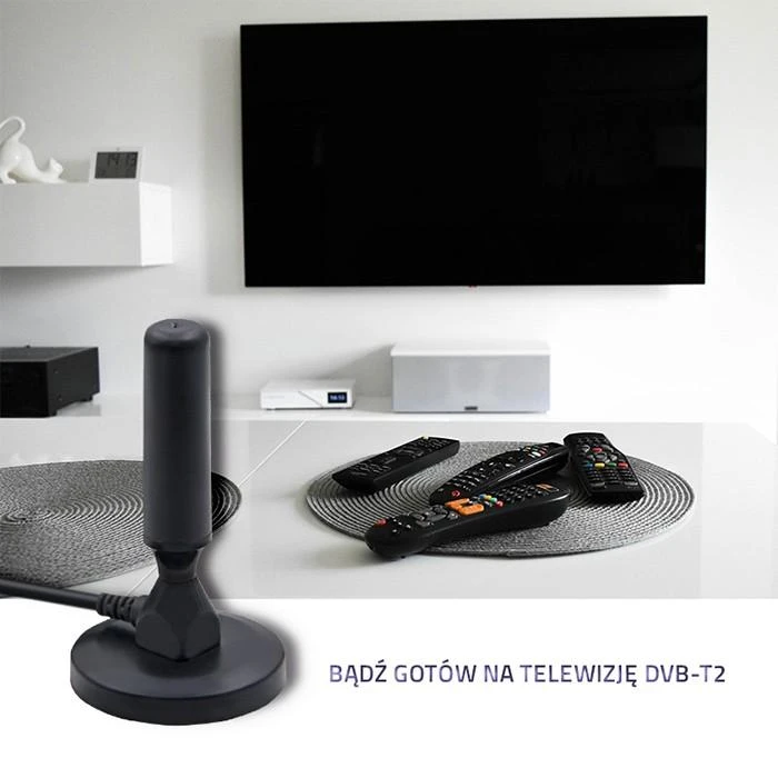 QOLTEC Omnidirectional Antena 4G LTE DUAL 7dBI Indoor Outdoor