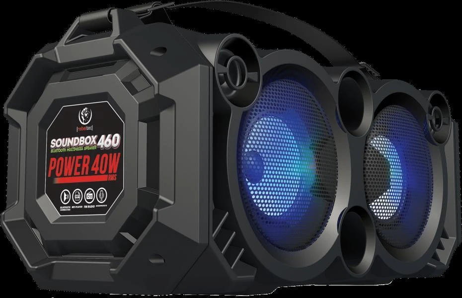 Nešiojama kolonėlė  Rebeltec SoundBox 460, Juodos spalvos