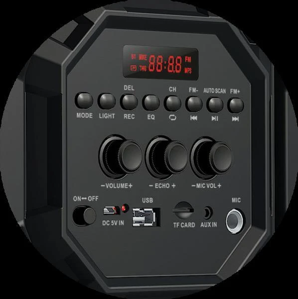 Nešiojama kolonėlė  Rebeltec SoundBox 460, Juodos spalvos