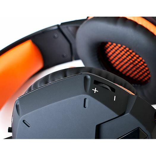 Ausinės REAL-EL GDX-7700 SURROUND 7 juodos spalvos, SURROUND 7.1