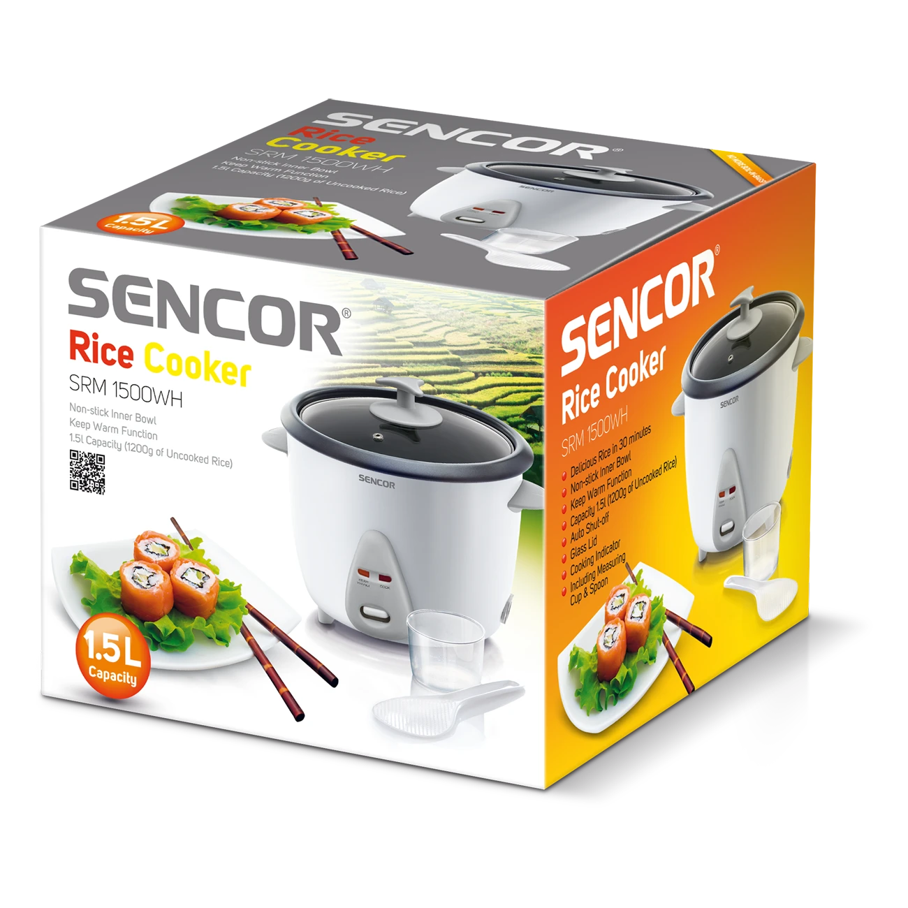 Sencor VIRYKLĖ RYŽIAMS 1.5L 1500W SRM1500WH