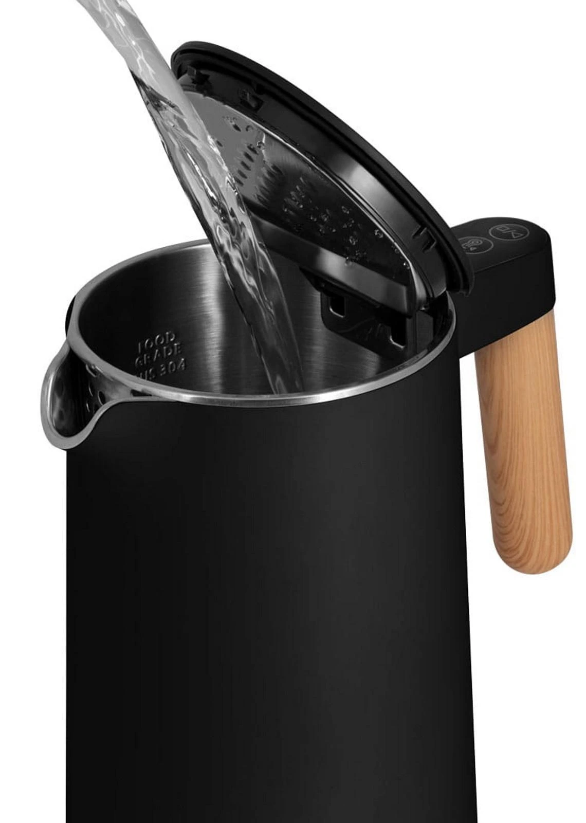 Elektrinis Virdulys - Dviguba Siena 1,5 L Concept Juodas