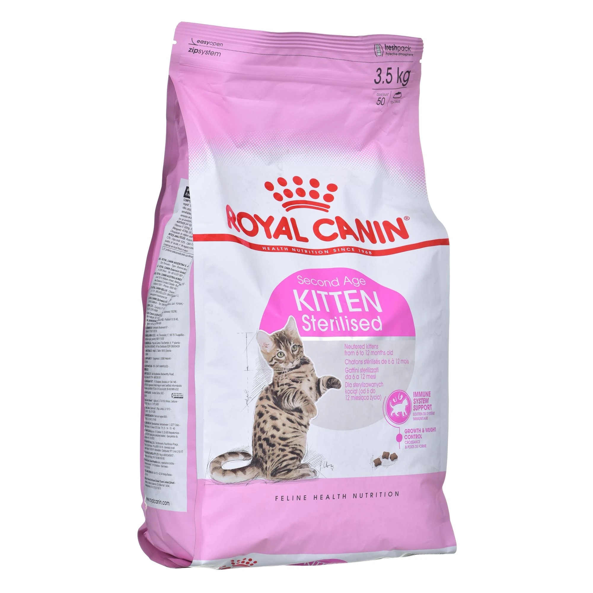 Royal Canin Kitten Sterilised sausas maistas katėms su paukštiena, ryžiais, daržovėmis 3,5kg