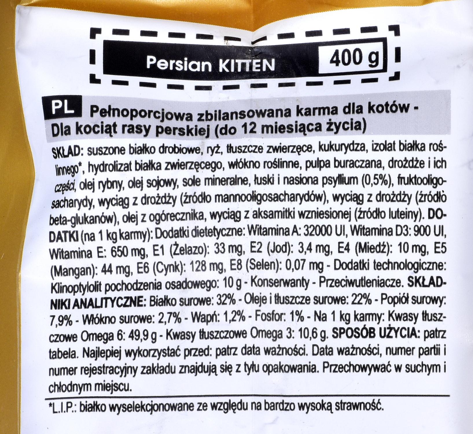 Royal Canin Persian Kitten 400g