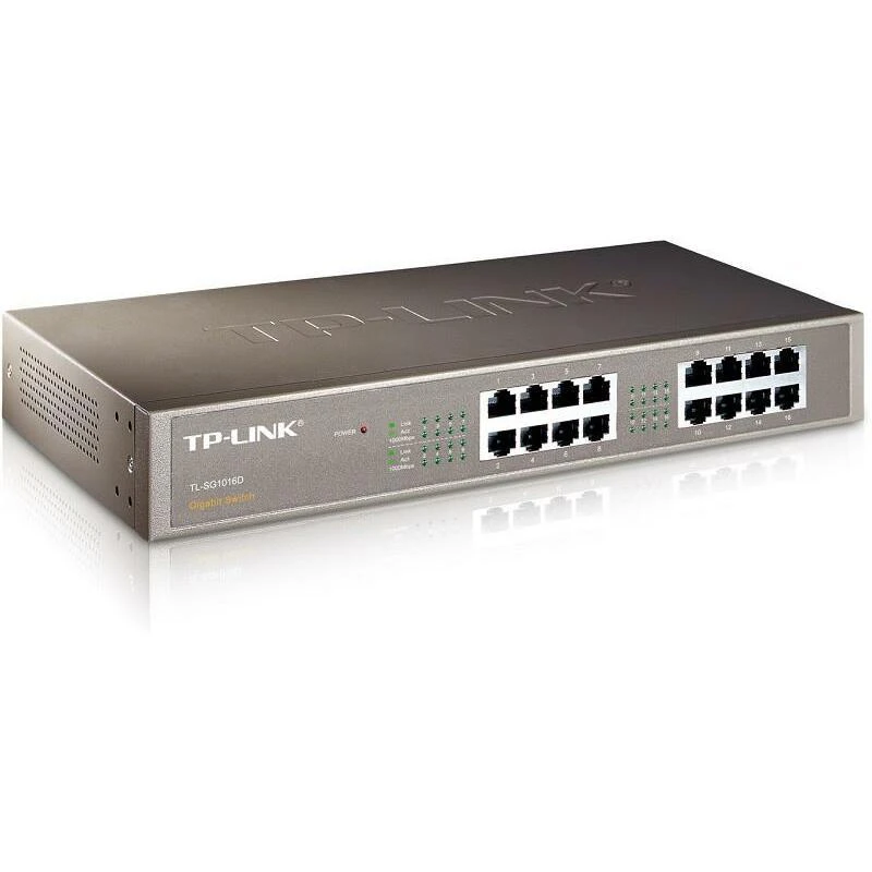 Šakotuvas TP-LINK 16 port Gigab. ECO-Switch 19in
