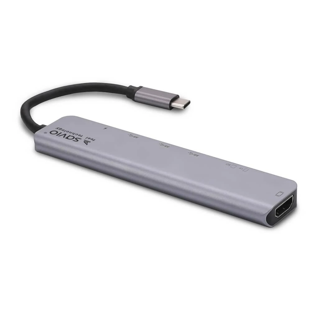 Daugiafunkcis USB HUB Type C 7in1 SAVIO AK-47