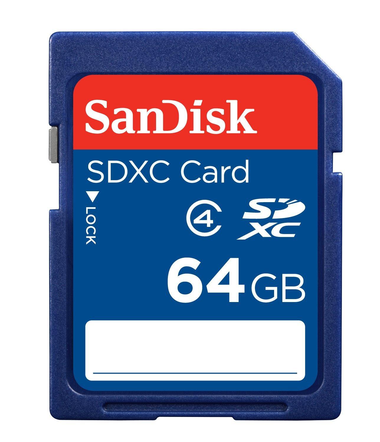 Atminties kortelė SanDisk 64GB SDXC Class 4