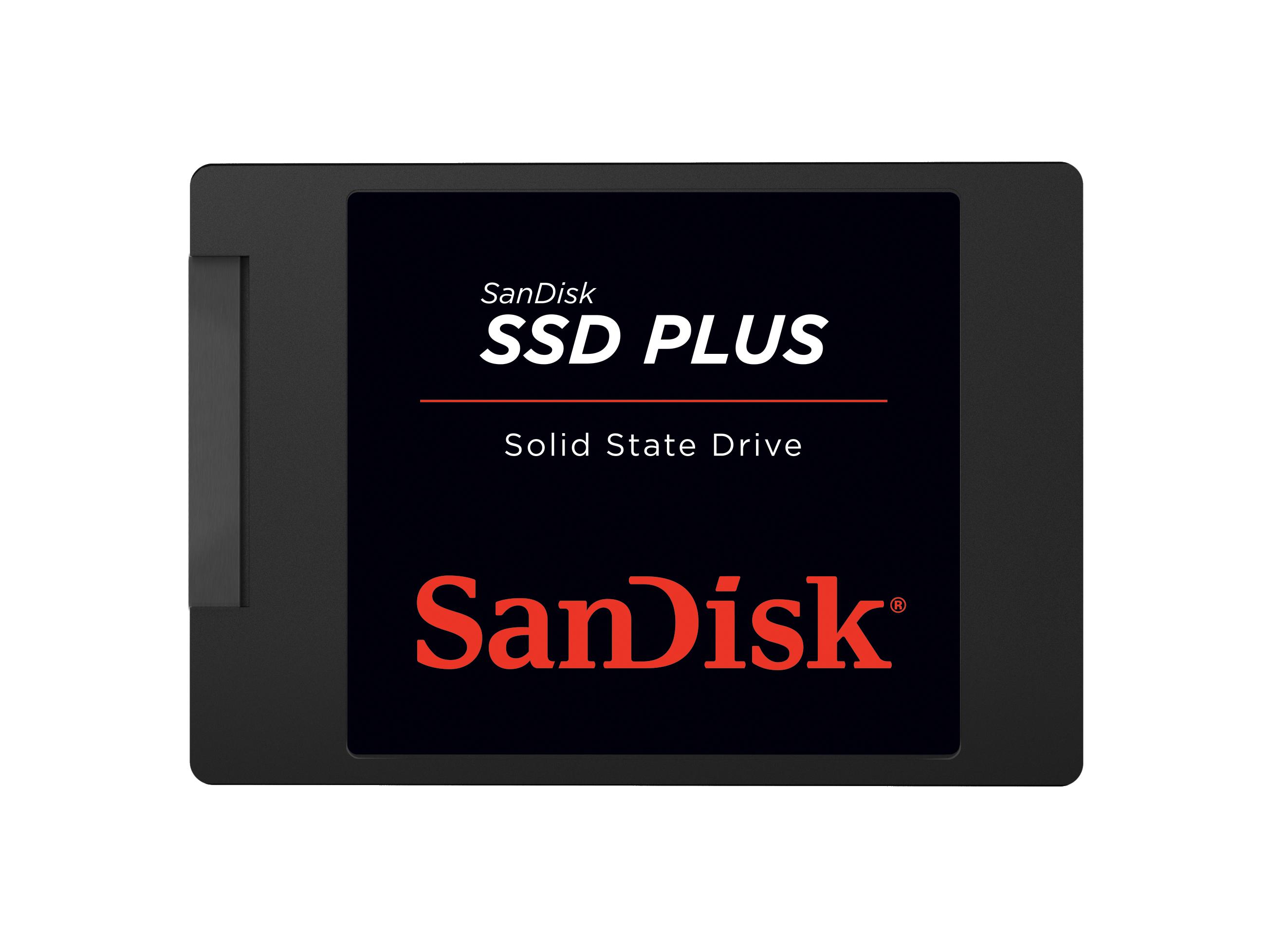 SANDISK SSD PLUS 480GB SSD, 2,5" 7mm, SATA 6Gb/s, Skaitymas / rašymas: 535 / 445 MB/s