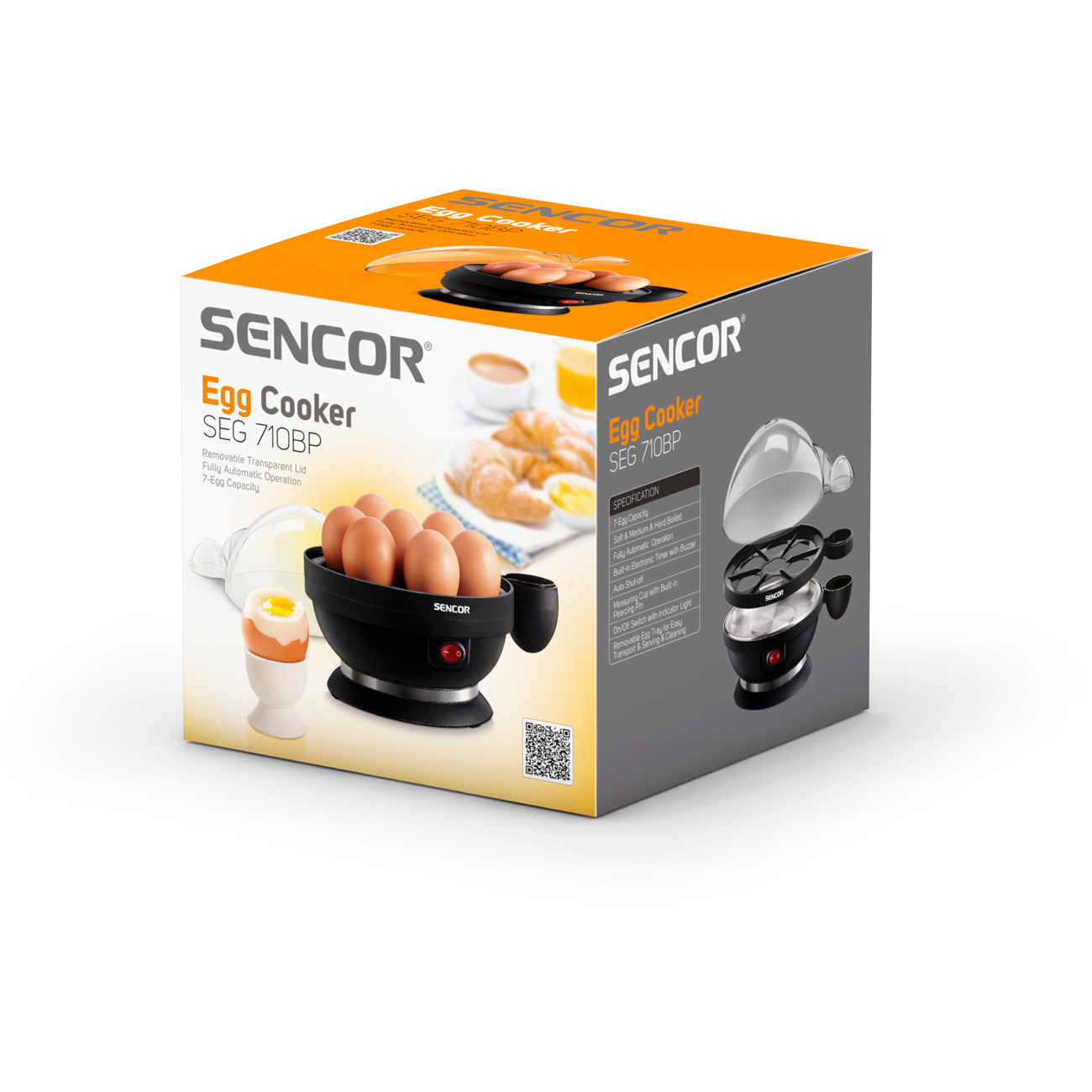 Kiaušinių viryklė Sencor SEG 710BP