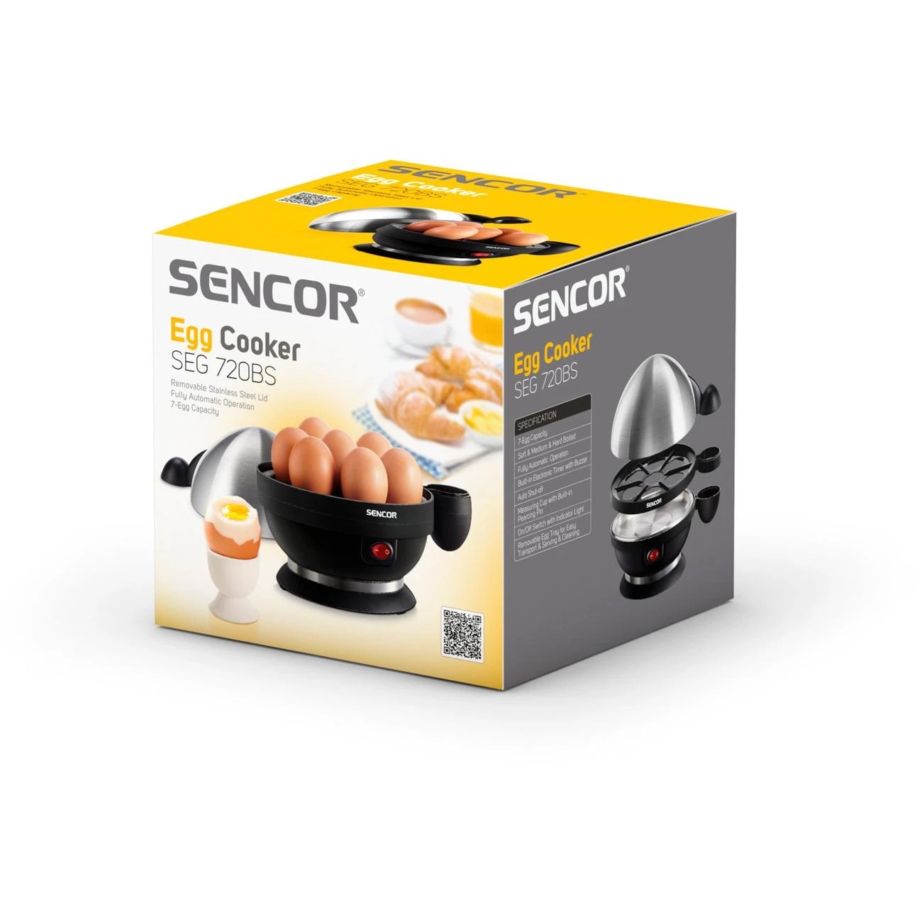 SENCOR kiaušinių virimo aparatas SEG 720 BS 