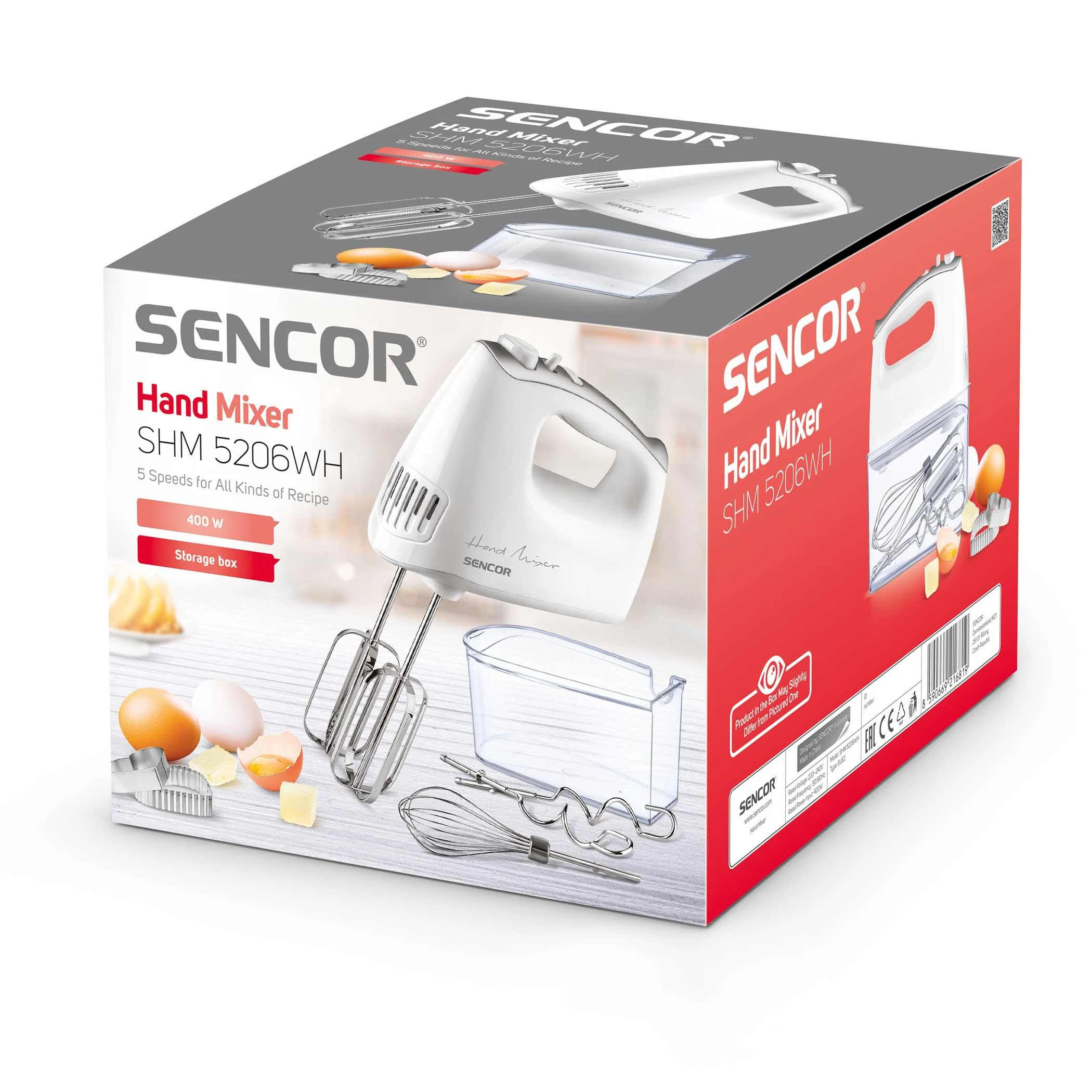 Plakiklis Maišytuvas Sencor SHM 5206WH