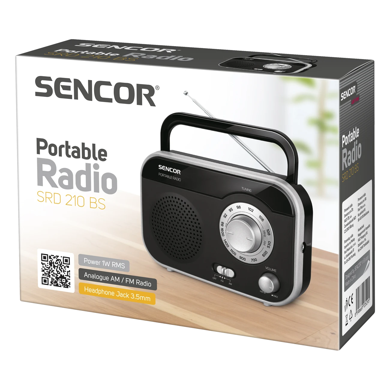 IMTUVAS RADIJO SENCOR SRD 210 BS