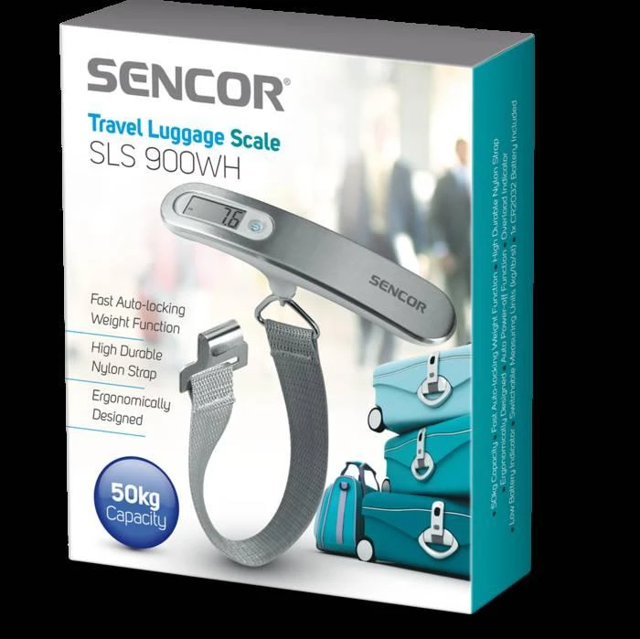 Elektroninės svarstyklės bagažui "Sencor"