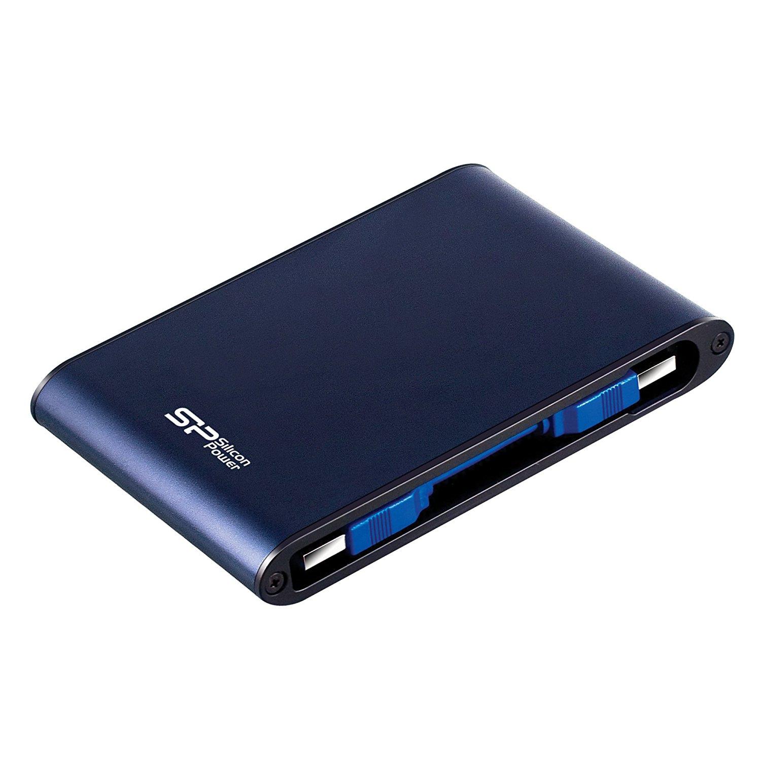 Kietasis diskas Silicon Power Armor A80 1TB 2.5 ", USB 3.0, Mėlyna