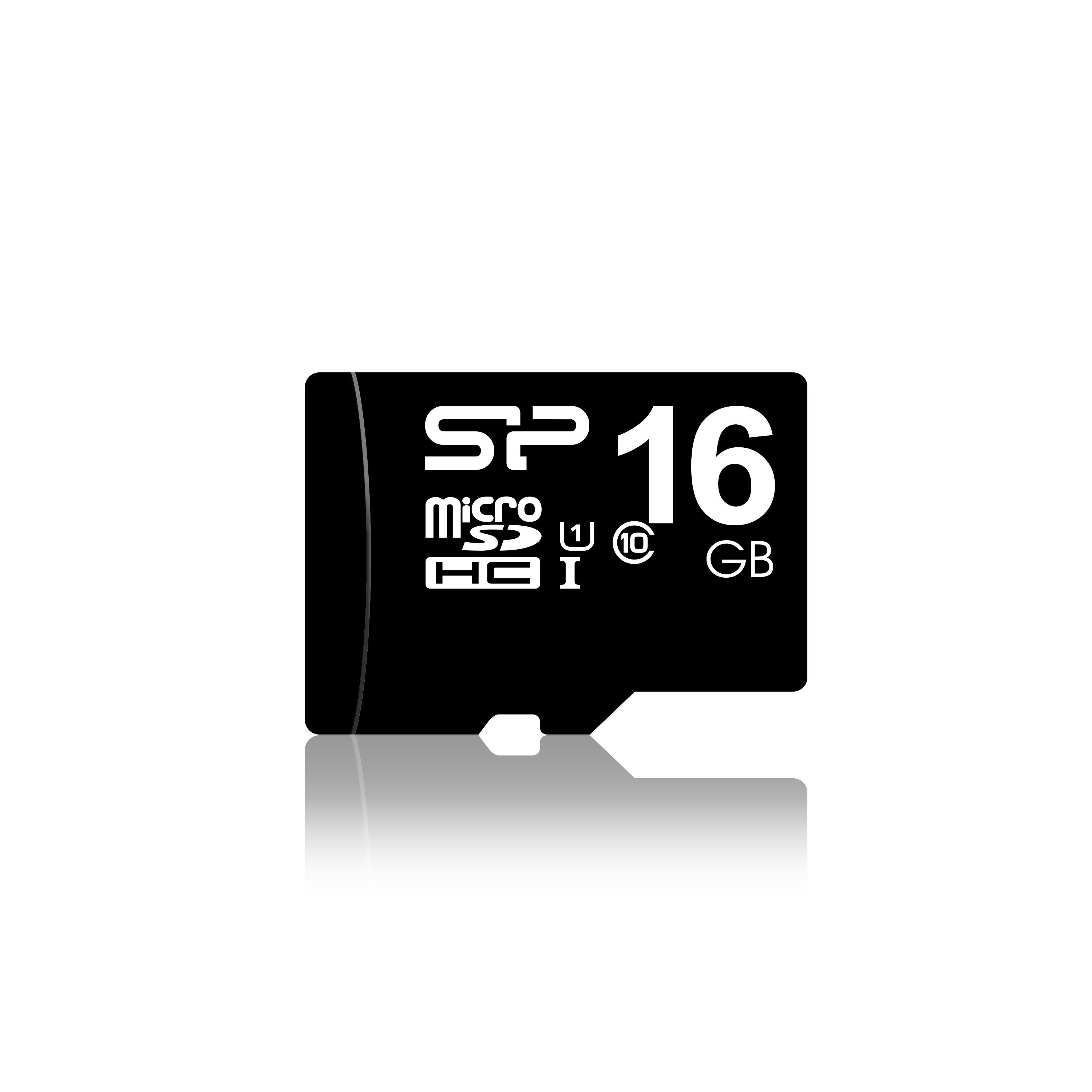 Atminties kortelė Silicon Power | 16 GB | Micro SDHC | Flash atminties klasė 10 | SD adapter