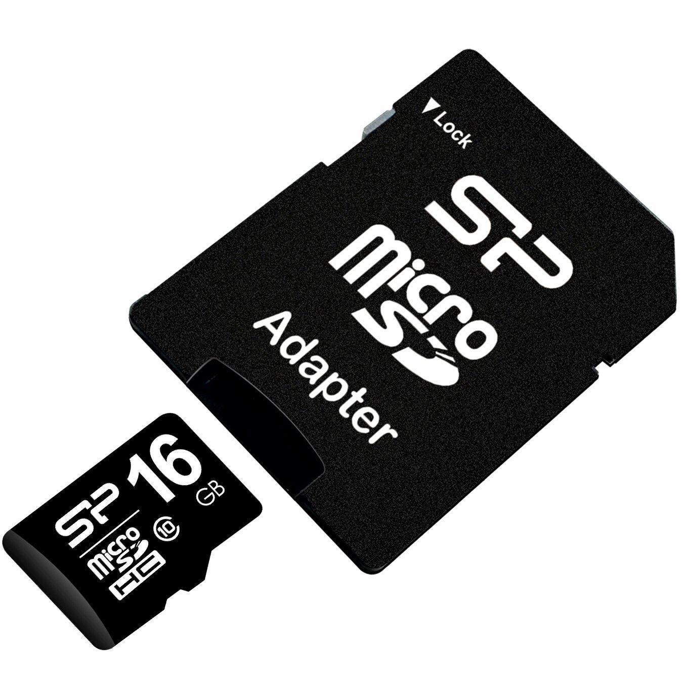 Atminties kortelė Silicon Power | 16 GB | Micro SDHC | Flash atminties klasė 10 | SD adapter