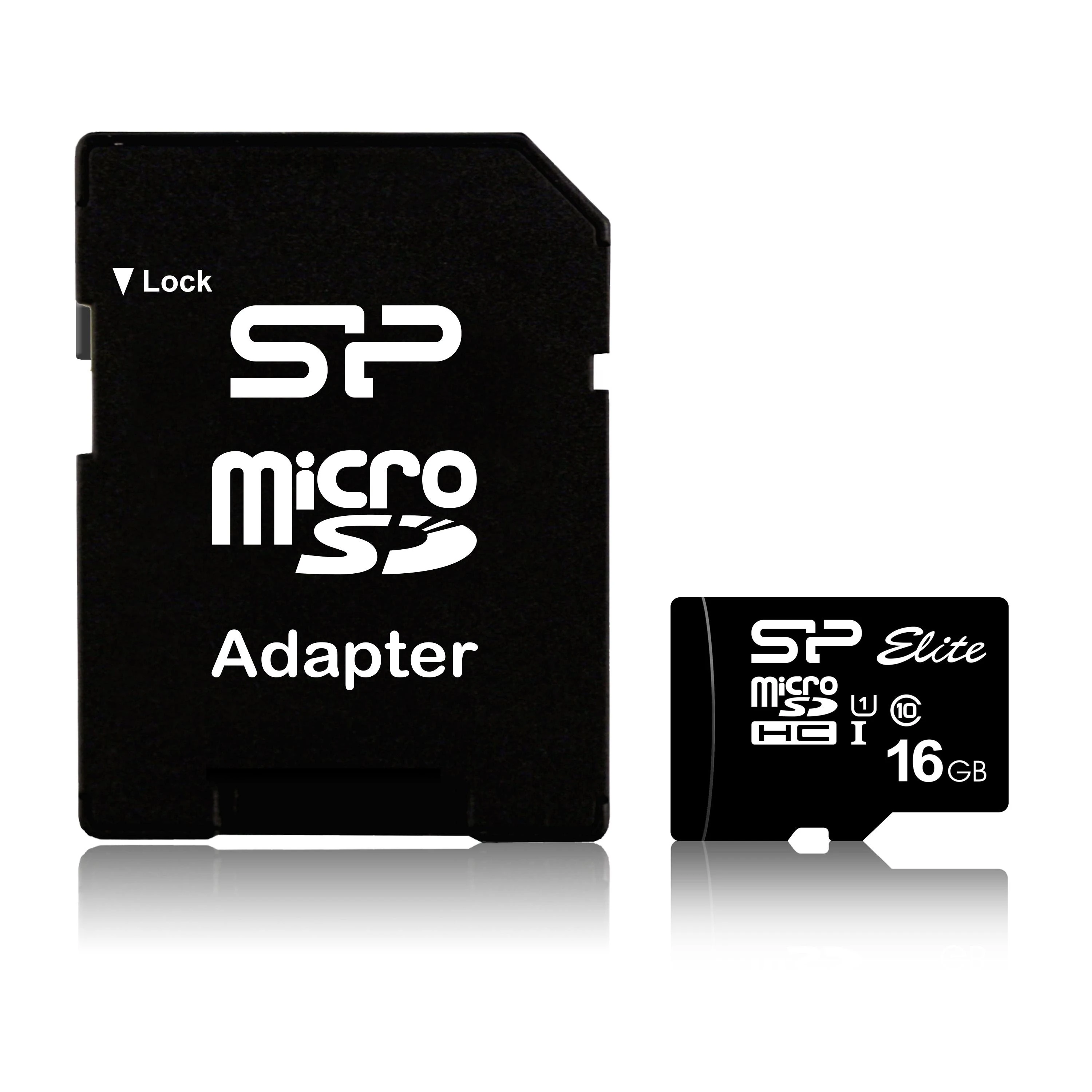 Atminties kortelė Silicon Power | Elite UHS-I | 16 GB | Micro SDHC | Flash atminties klasė 10 | SD adapter