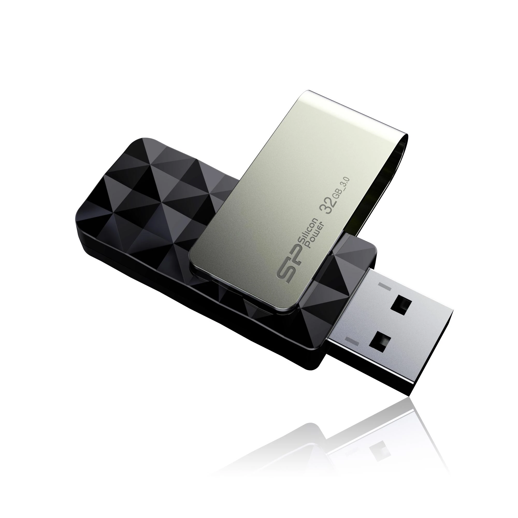 Silicon Power Blaze B30 32 GB, USB 3.0, Juodas