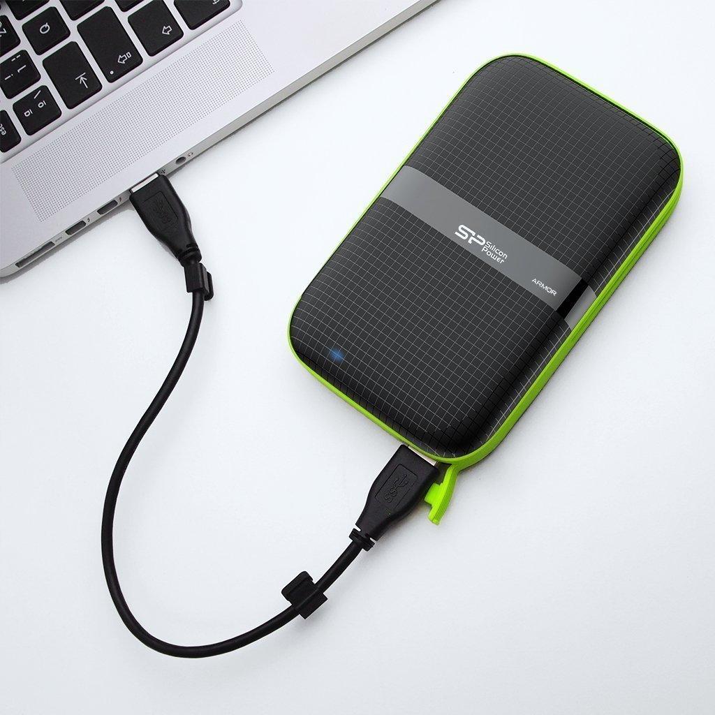 SILICON POWER COMPUTER & COMMUNICAT SILICONPOW SP040TBPHDA60S3K Išorinis kietasis diskas HDD Silicon Power Armor A60 2.5 4TB USB 3.0, IPX4, Juodas