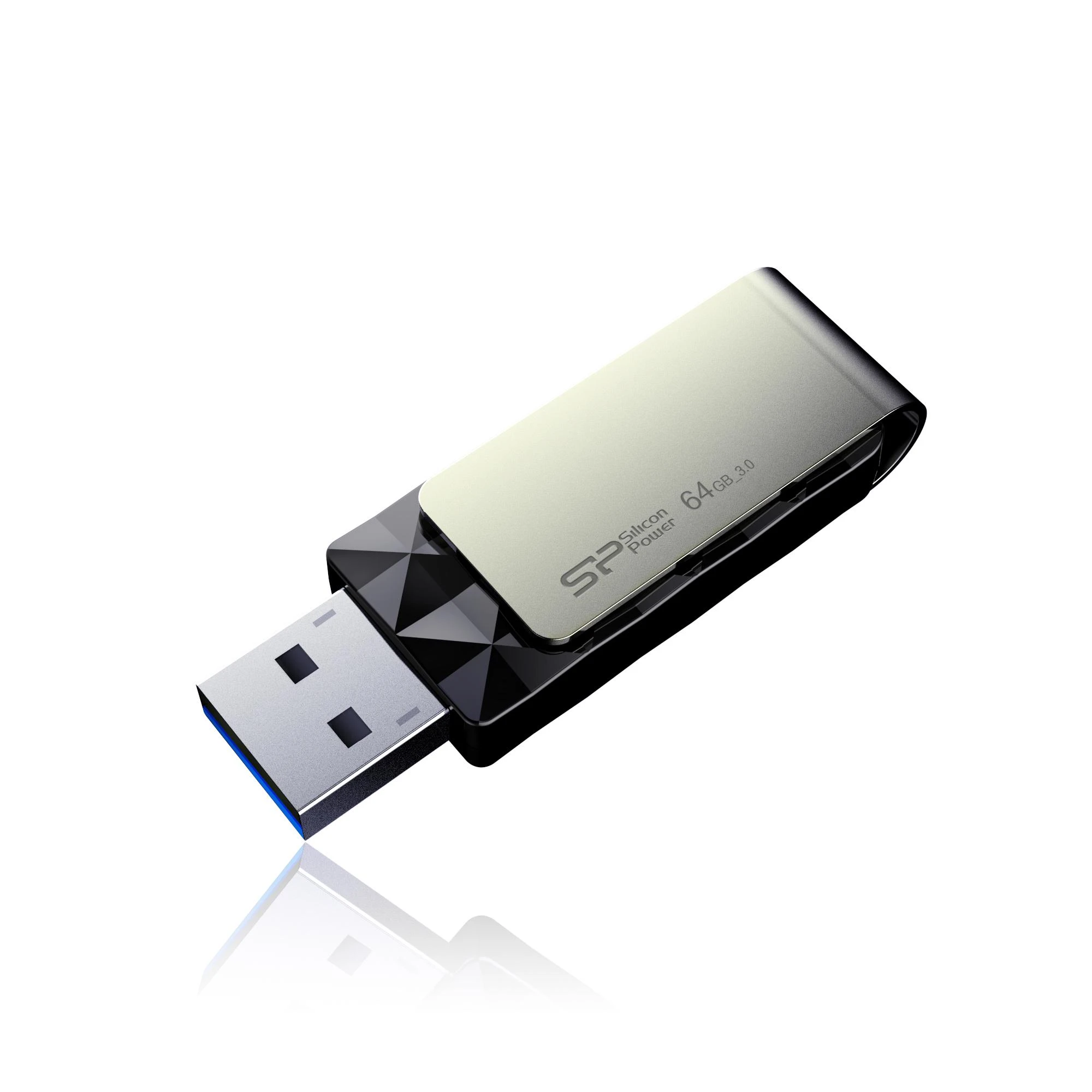 Silicon Power | Blaze B30 | 64 GB | USB A tipo | Juodas
