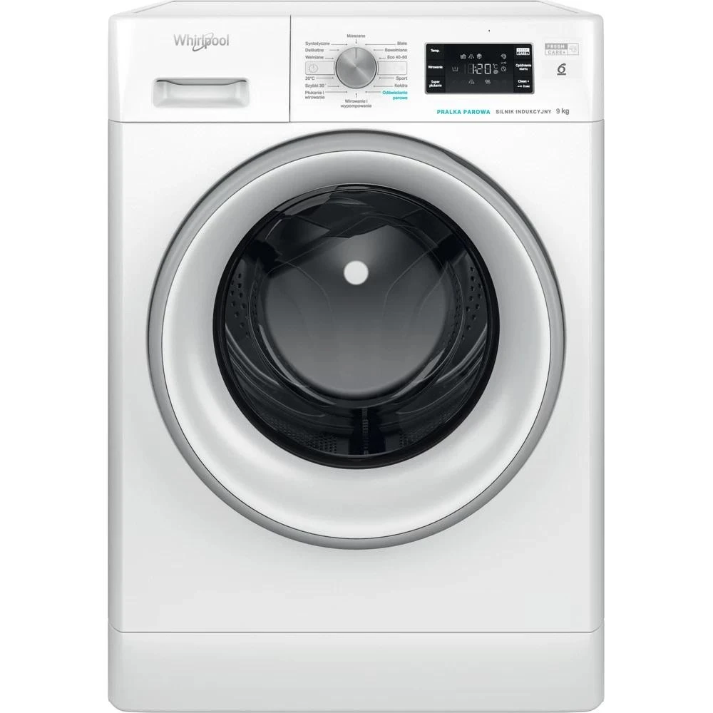 Laisvai pastatoma skalbimo mašina Whirlpool FFB 9258 SV EN 9kg, 1200 aps./min, baltas