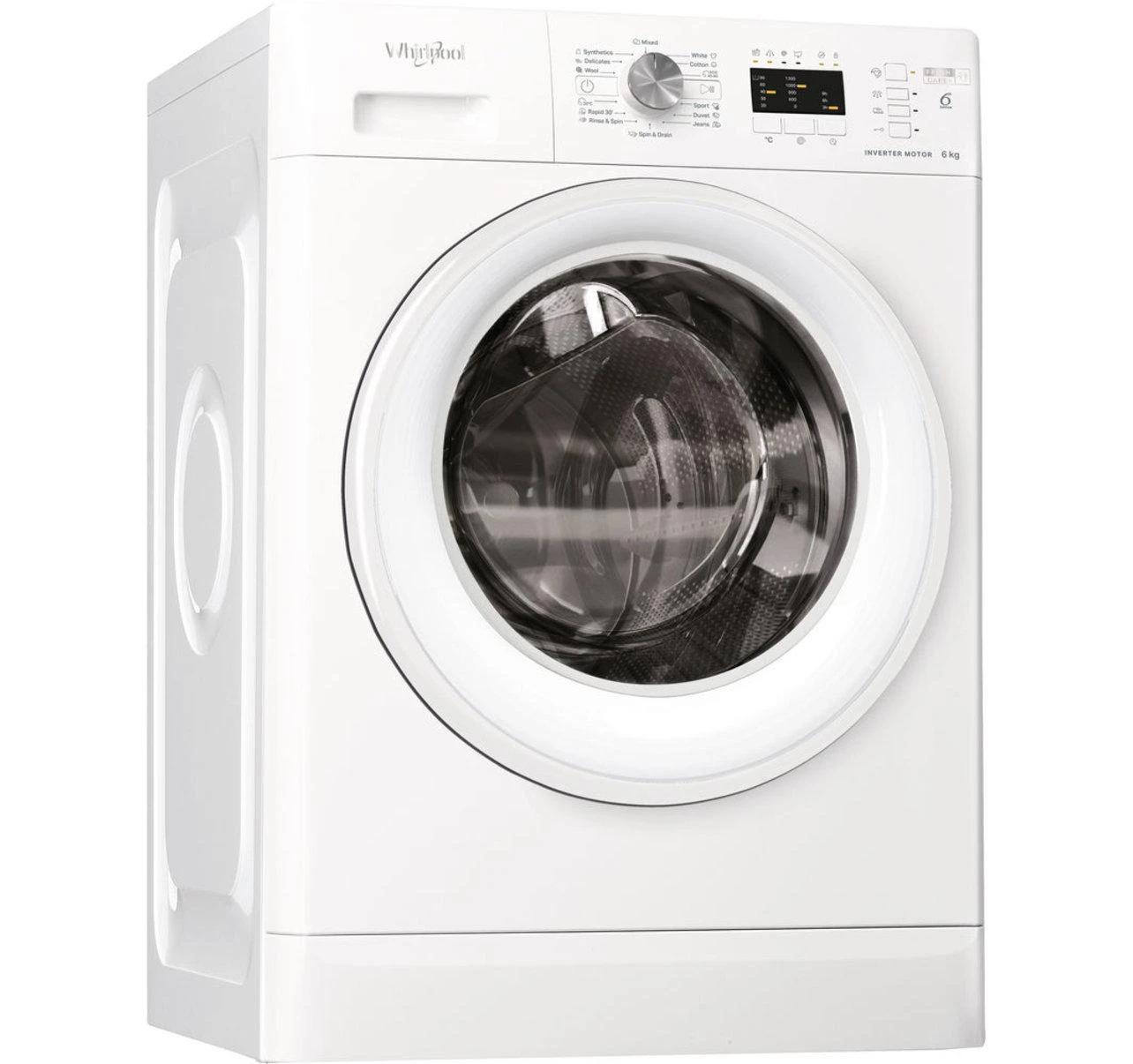 Priekinio Pakrovimo Skalbimo Mašina - Whirlpool 6 Kg 1200 Aps./min, Balta