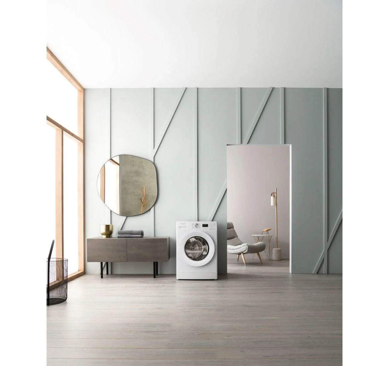 Priekinio Pakrovimo Skalbimo Mašina - Whirlpool 6 Kg 1200 Aps./min, Balta