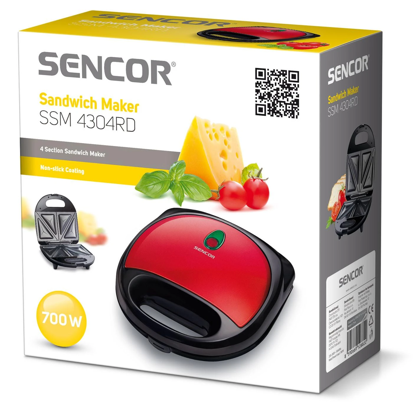 Sumuštinių keptuvas Sencor SSM 4304RD