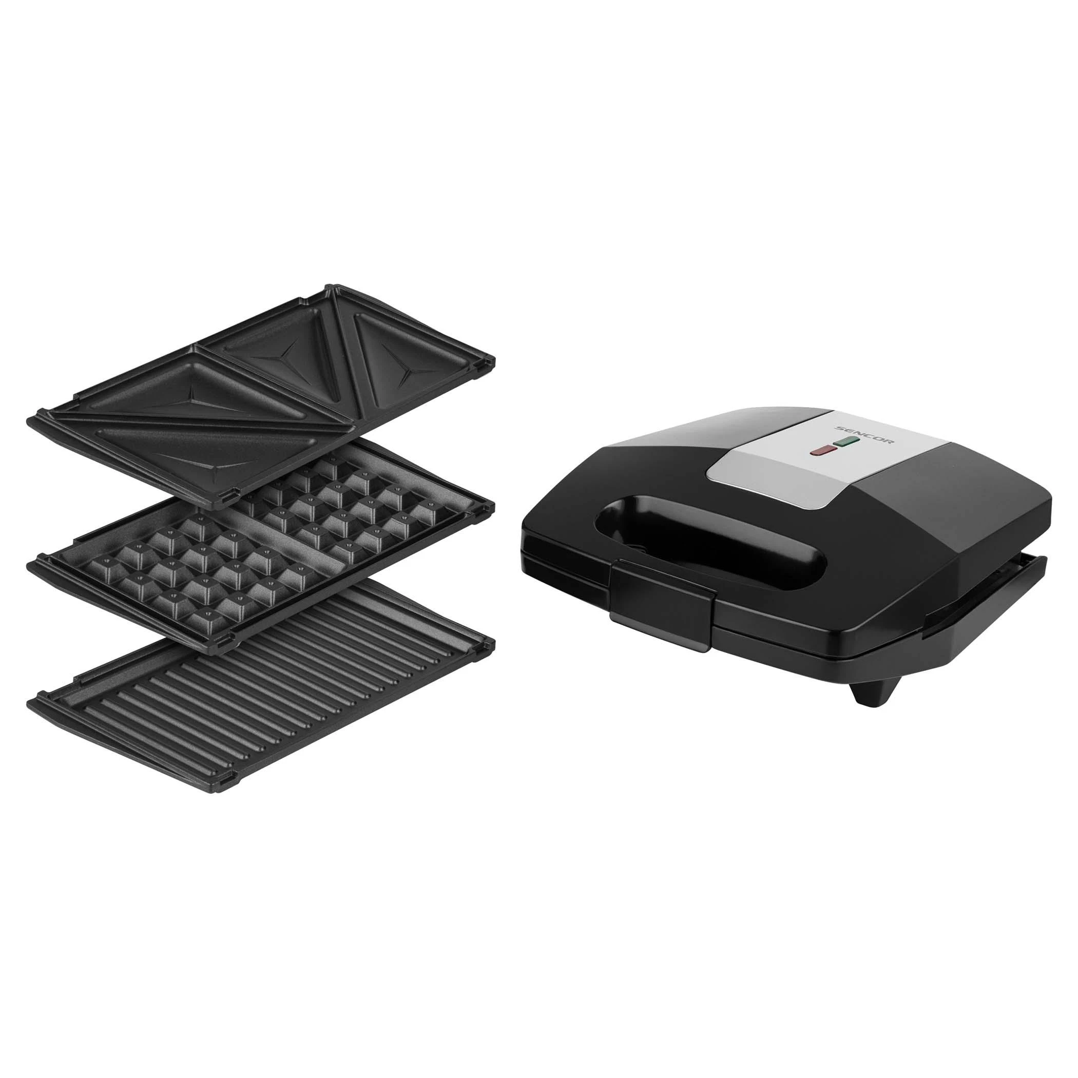 Sumuštinių keptuvas Sumuštinių keptuvė Sencor 3in1 SSM 9410SS