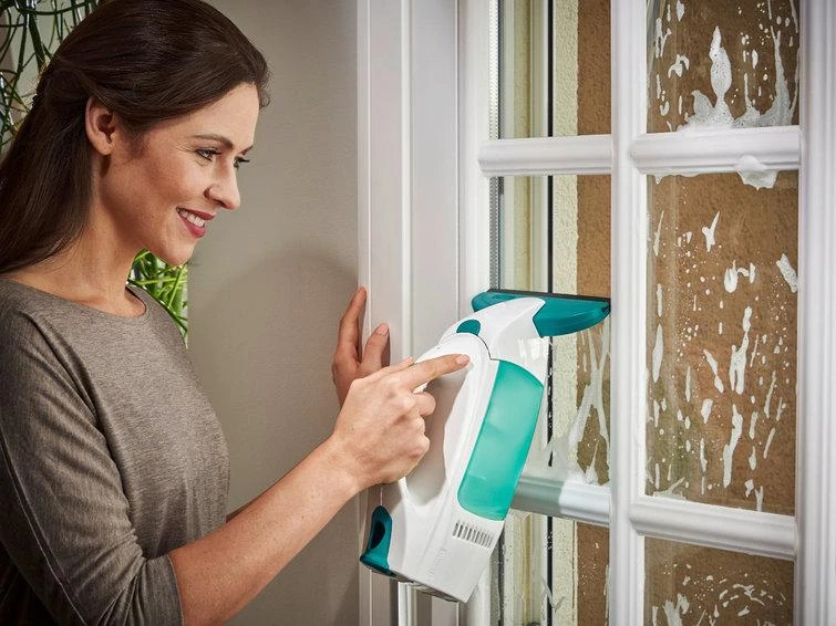 Leifheit 51016 electric window cleaner Mėlyna, Baltas