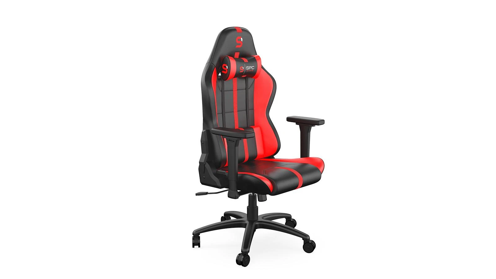 Žaidimų kėdė SPC Gear SR400 RD Gaming Chair, Juoda-raudona