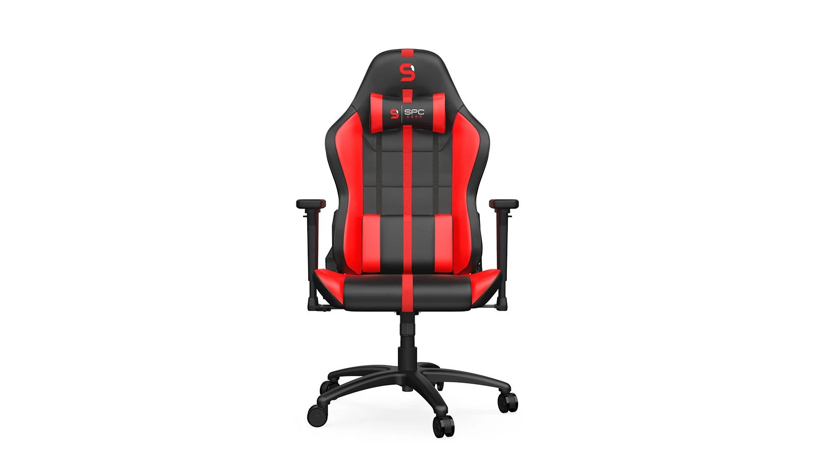 Žaidimų kėdė SPC Gear SR400 RD Gaming Chair, Juoda-raudona