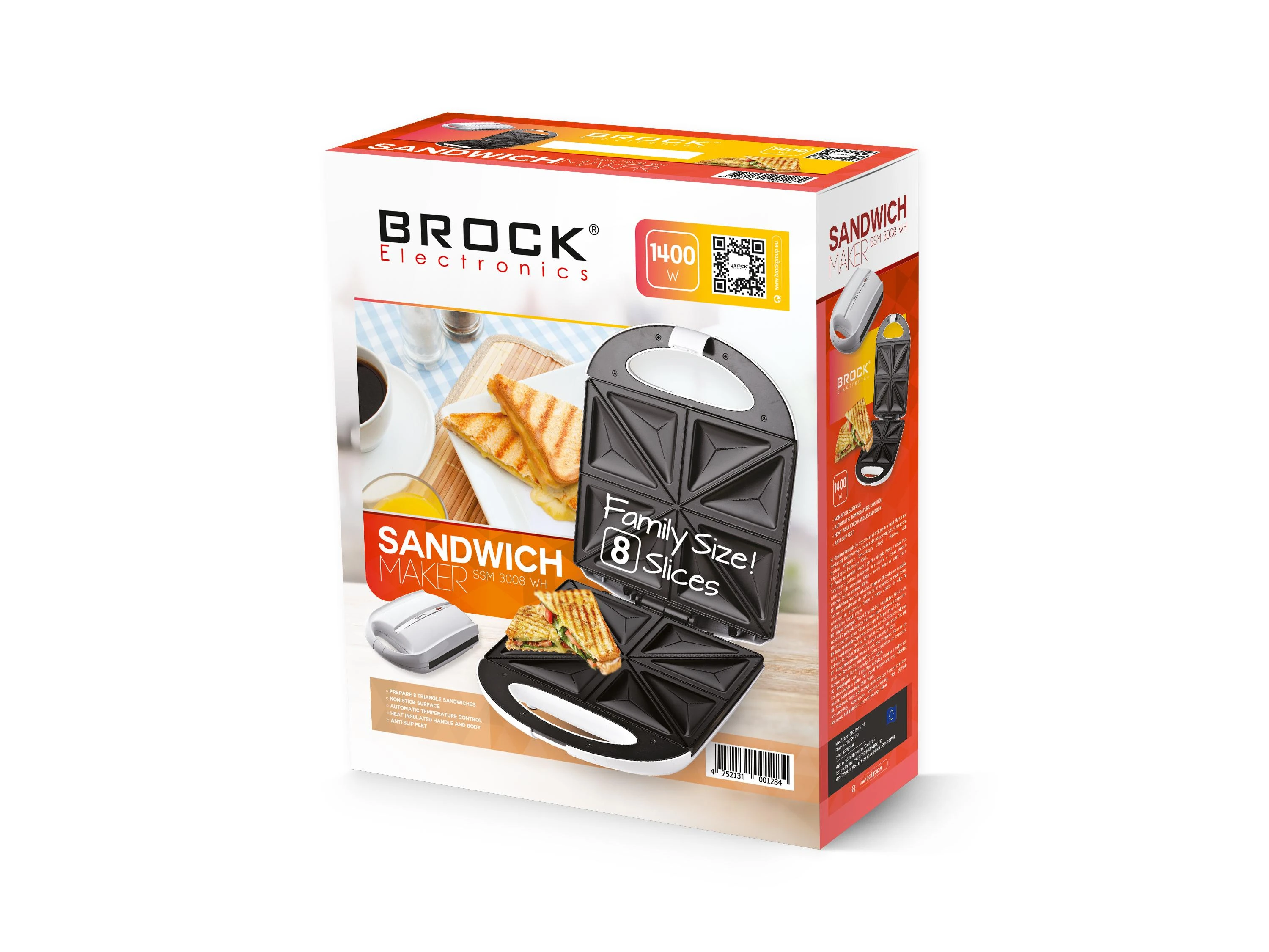 SSM 3008 WH BROCK Sumuštinių keptuvas