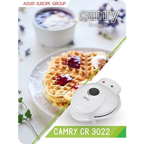 Vaflinė CAMRY CR3022, 1000 W