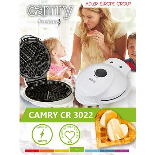 Vaflinė CAMRY CR3022, 1000 W
