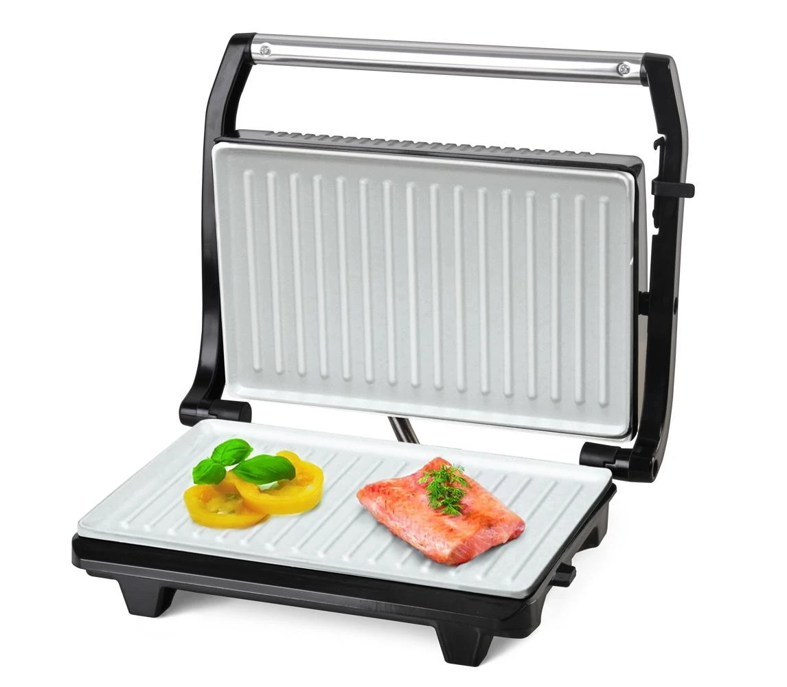 Grilis electric tabletop Esperanza Taleggio EKG006 (contact, 750W, inox color)