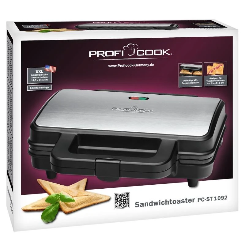 Sumuštinių keptuvas Profi Cook Sumuštinių keptuvė ProfiCook PC-ST 1092