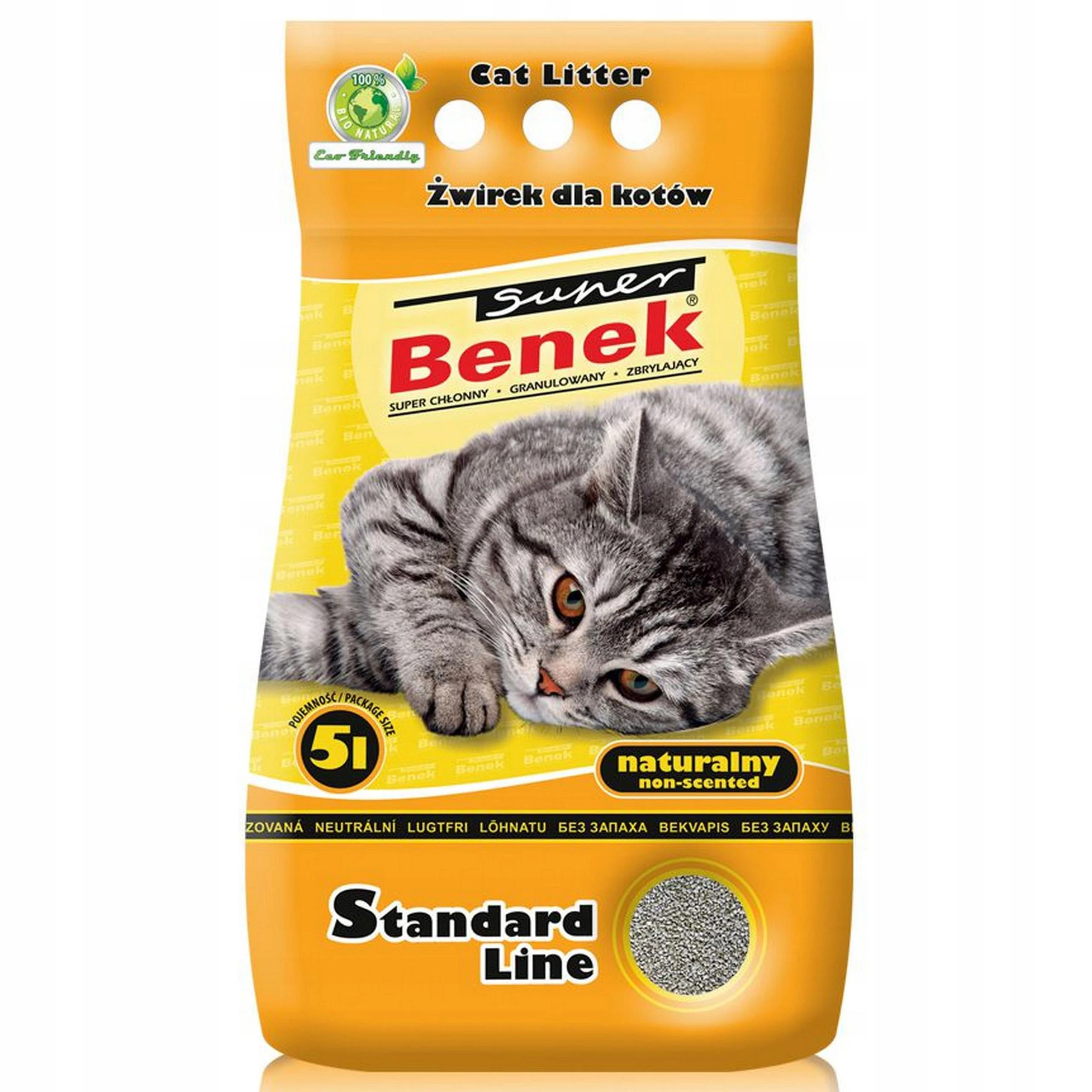 Certech Super Benek Standard Natural - kačių kraiko suspaudimas 5 l