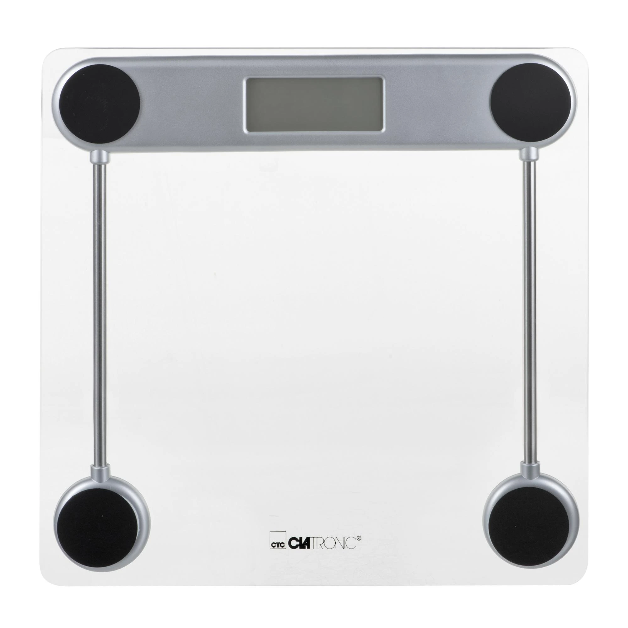 Svarstyklės Clatronic PW 3368 Electronic Personal Scale (Transparent/Sidabrinis)