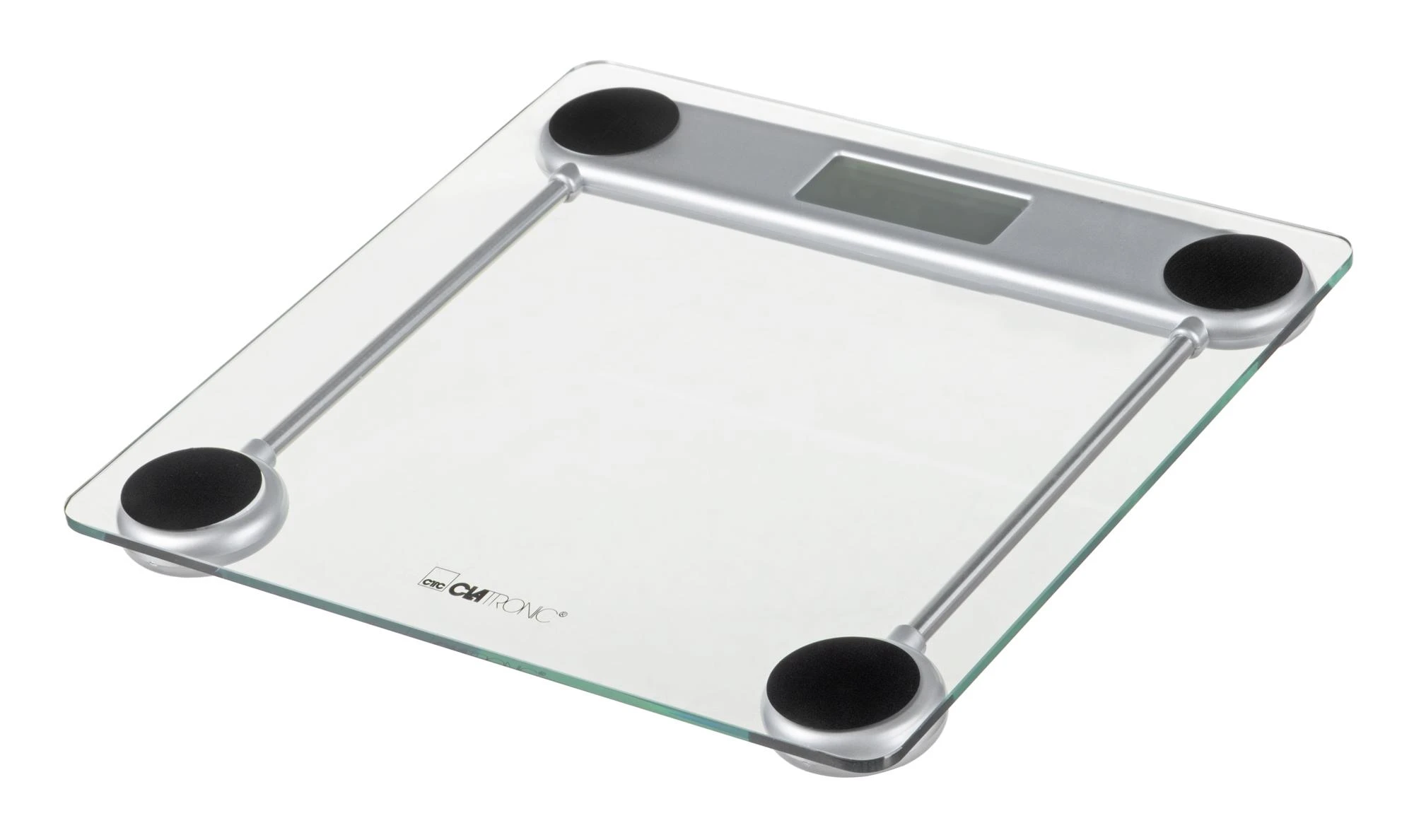 Svarstyklės Clatronic PW 3368 Electronic Personal Scale (Transparent/Sidabrinis)