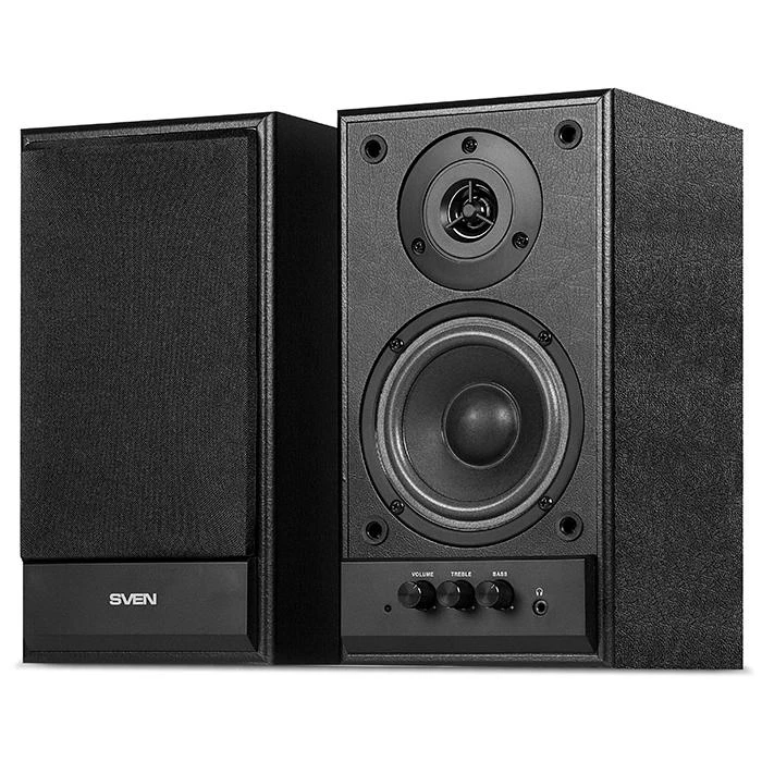 Kompiuterio kolonėlės Loudspeaker Set SVEN SPS-702 SV-0120702BL (2.0, juodos spalvos)