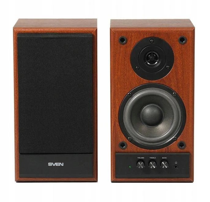 Kompiuterio kolonėlės Multimedija – garsiakalbis SVEN SPS-702 (Stereo, 40W, 40Hz-22Hz, Medinis)