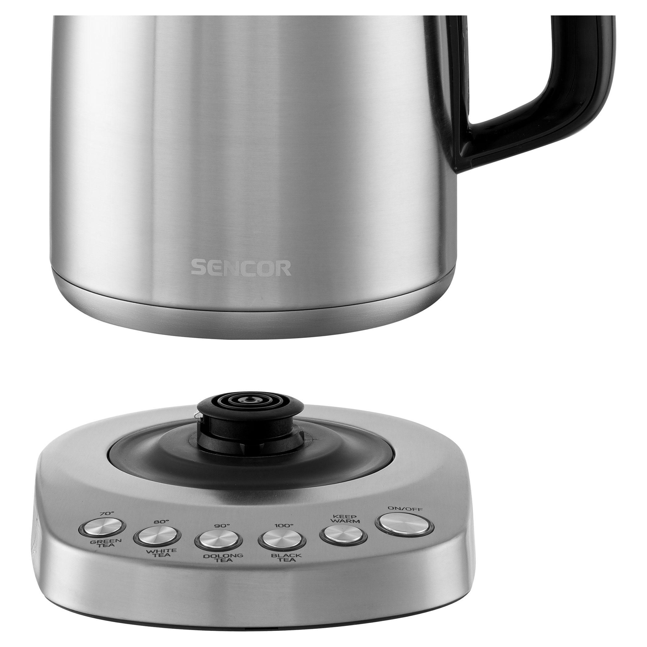 Sencor Elektrinis virdulys iš ner.pl.1.7l su reguliuojama temperatūra SWK1796SS,2200W