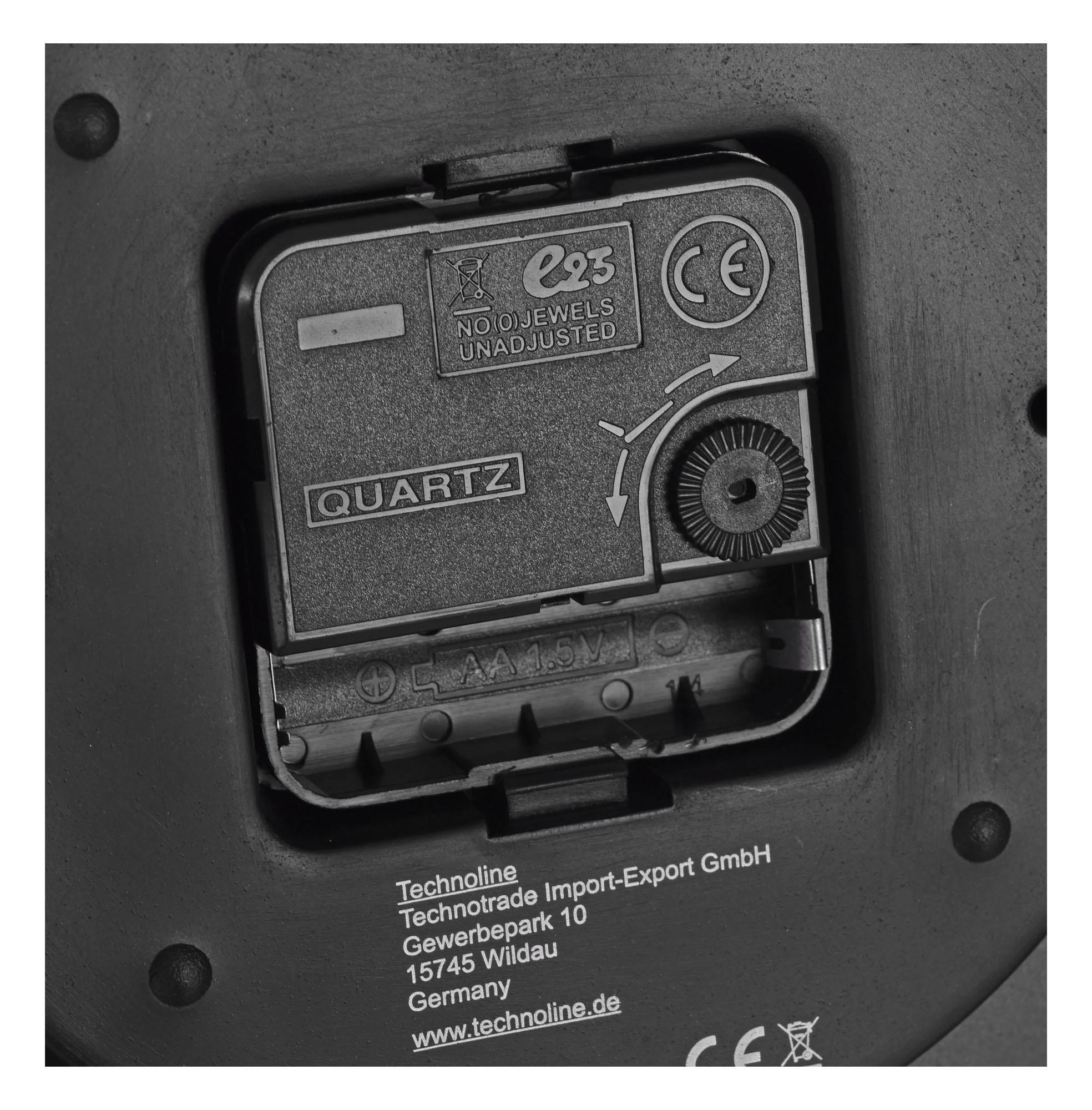 Laikrodis TechnoLine WT 600, juodas