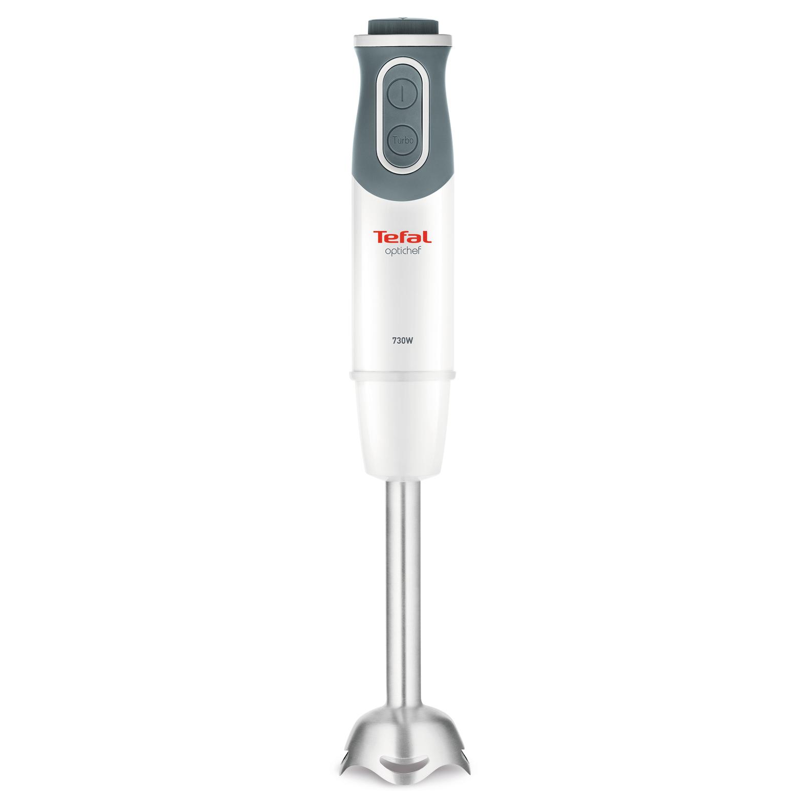 Plakiklis TEFAL | Maišytuvas | Optichef 3-in-1 HB643138 | Hand Maišytuvas | 800 W | Greičių skaičius 20 | Turbo mode | Chopper | Baltas/Pilkas